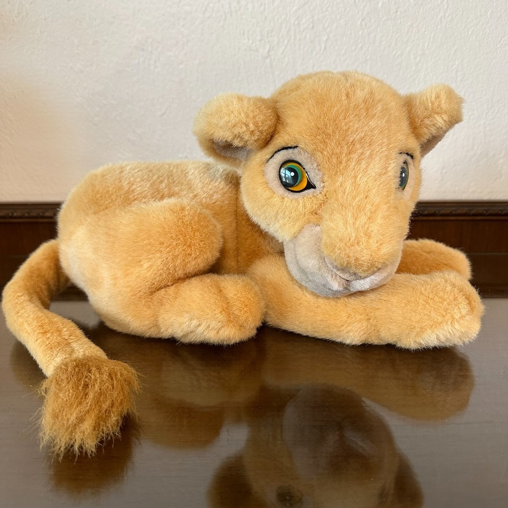 Vintage Disney Lion King Nala Plush Stuffed‎ Animal Toy Laying Down Pose